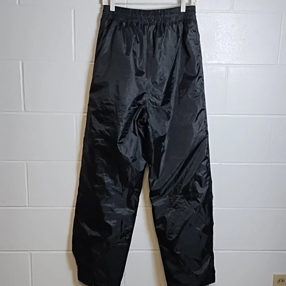 Sandy River Snowmobile Snow Pants Black Quilted Lining Pockets Zip Fly Med